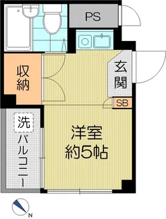 ウィズデン西早稲田【3階】の間取り