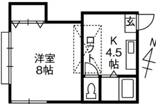 あぱーとあすか【2階】の間取り