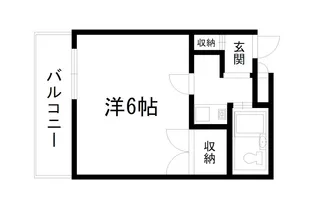 ルビナス竹澤【2階】の間取り