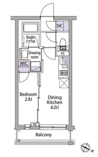 イプセ代々木上原Hills【2階】の間取り