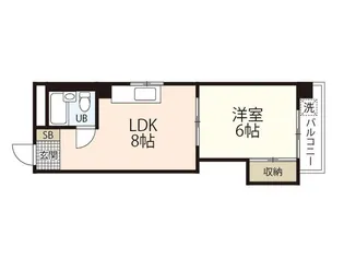 大松己斐ビル【4階】の間取り