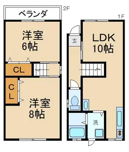大阪府枚方市高野道1【一戸建】の間取り