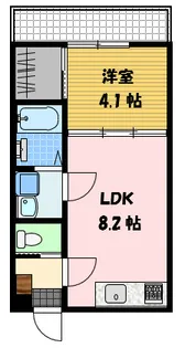 modern palazzoレイール【1階】の間取り