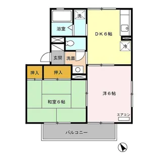 千葉県大網白里市みずほ台1【アパート】の間取り