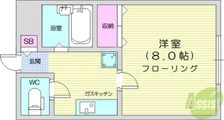 恒産山手【2階】の間取り