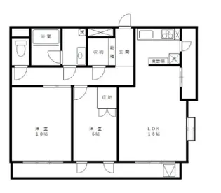 アーバングレイス【2階】の間取り