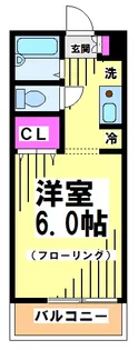 東京都調布市菊野台3【アパート】の間取り