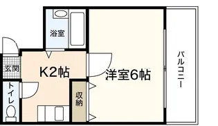 フラットモール【5階】の間取り