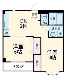 ガーデンコート浦安【3階】の間取り