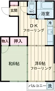 たちばなマンション【2階】の間取り