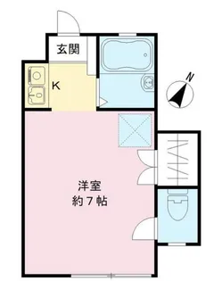 ドリームコート南平【1階】の間取り