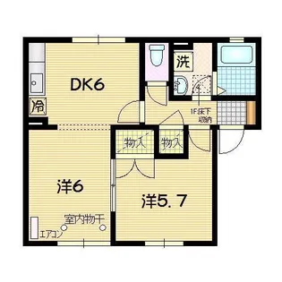 glysine II【2階】の間取り