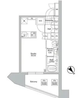 東京都目黒区青葉台4【マンション】の間取り