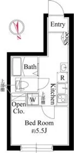 ルーム馬込【1階】の間取り