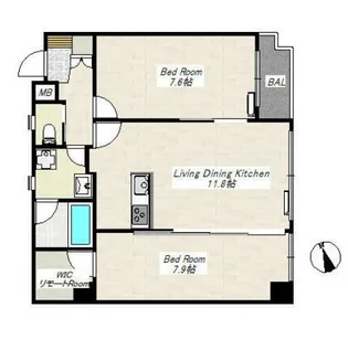 東京都練馬区東大泉4【マンション】の間取り
