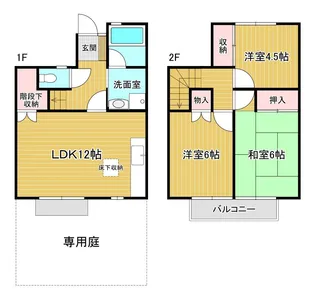 千葉県木更津市清見台3【一戸建】の間取り