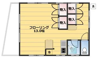 照屋アパート【3階】の間取り