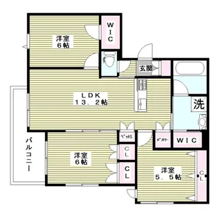 寿ハウス【2階】の間取り