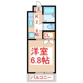 1Kの間取り画像