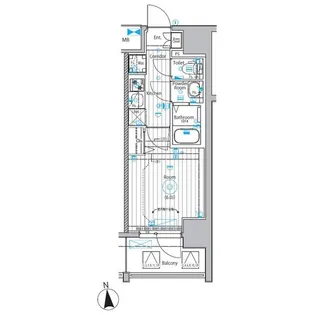 愛知県名古屋市中区富士見町【マンション】の間取り