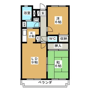 リヴェール21・日吉【2階】の間取り