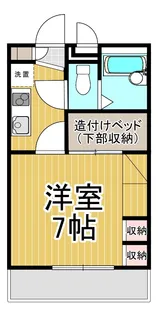 レオパレスクレセント【2階】の間取り