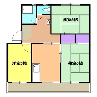 3DKの間取り画像