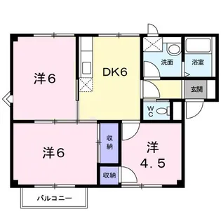 プラドール木村A【2階】の間取り