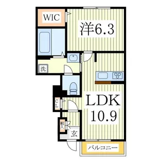 ガーデナーズ サン【1階】の間取り