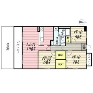 ハイツ南【7階】の間取り