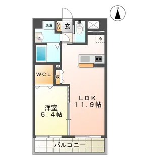 アーバンステージU【3階】の間取り