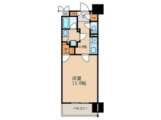 ロイヤルパークスERささしま【8階】の間取り