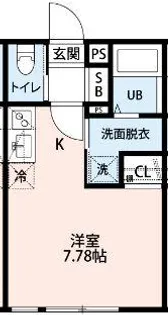 OTS新検見川【2階】の間取り