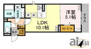 D-comodo野塩【2階】の間取り