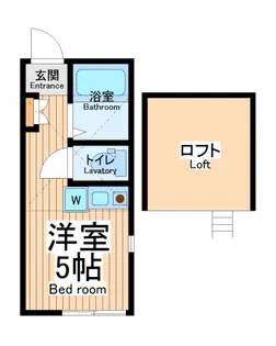 ラ リベルタ小田【2階】の間取り