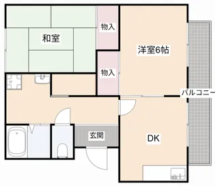 大阪府高槻市野田1【マンション】の間取り