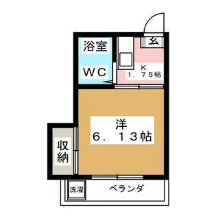 レヂデンスアシムラ【2階】の間取り