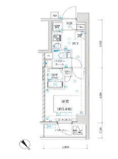 GENOVIA堀切菖蒲園【2階】の間取り