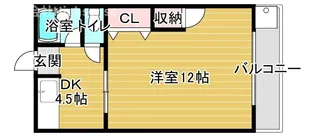 蒲生1丁目マンション【4階】の間取り