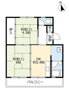 UR桜丘【3階】の間取り