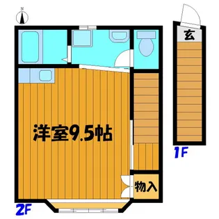 ジュネスクリエイトK【2階】の間取り