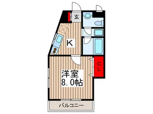 コ-ポウォッセI【2階】の間取り