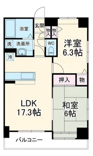 サングリーン【3階】の間取り