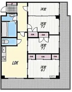 ガーデンコート大泉学園【6階】の間取り