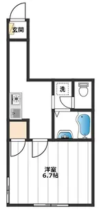 SKヒルズII【1階】の間取り