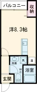 EXES篠尾【2階】の間取り