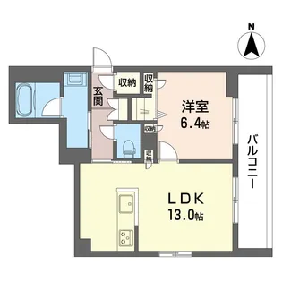 ヒルズスカイガーデン【3階】の間取り