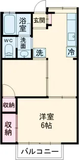 第一茜フラット【2階】の間取り