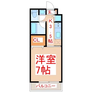 Bel Fiore【5階】の間取り