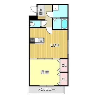 ヴィガラス7【5階】の間取り